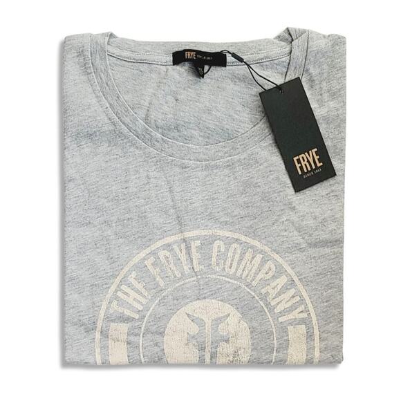 New Frye Men's Circle Logo Cotton Jersey Short Sleeve T-Shirt - Picture 3 of 5
